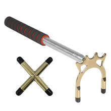 Load image into Gallery viewer, Retractable Cue Holder Set EVA Grip Cross Antler Fork Head Cue Height Booster Billiard Supplies
