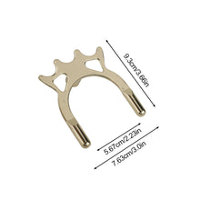 Load image into Gallery viewer, 1PC Pool Cue Holder Imitation Copper Deer Horn Crosshead Cue Height Booster Billiard Supplies
