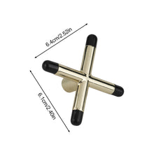 Load image into Gallery viewer, 1PC Pool Cue Holder Imitation Copper Deer Horn Crosshead Cue Height Booster Billiard Supplies
