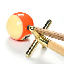 Load image into Gallery viewer, 1PC Pool Cue Holder Imitation Copper Deer Horn Crosshead Cue Height Booster Billiard Supplies
