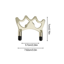 Load image into Gallery viewer, 1PC Pool Cue Holder Imitation Copper Deer Horn Crosshead Cue Height Booster Billiard Supplies
