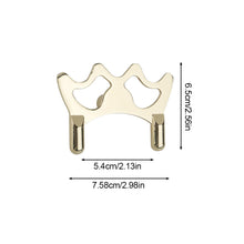 Load image into Gallery viewer, 1PC Pool Cue Holder Imitation Copper Deer Horn Crosshead Cue Height Booster Billiard Supplies
