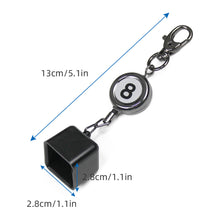Load image into Gallery viewer, Easy To Pull Button Retractable Billiard Chalk Case Portable Aluminum Black 8 Chalk Powder Accessories Billiard Supplies
