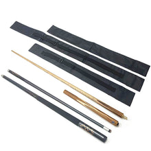 Load image into Gallery viewer, Portable 1/2&amp;3/4 Oxford Cloth Billiard Cue Protection Bag With Self-Adhesive Cloth Seal Adjustable Strap Billiard Supplies
