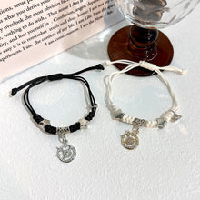 Load image into Gallery viewer, 2 Pcs/Set Magnetic Couple Bracelet Stylish Versatile Adjustable Woven Hand Rope Love Lock and Key Bracelet Women Men Hand Jewelry
