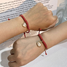 Load image into Gallery viewer, 2 Pcs/Set Magnetic Couple Bracelet Stylish Versatile Adjustable Woven Hand Rope Love Lock and Key Bracelet Women Men Hand Jewelry
