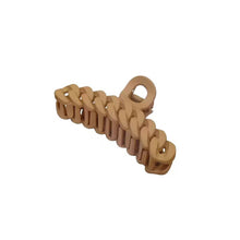 Load image into Gallery viewer, Korean Coffee Beige Large Hair Claw Acrylic Hairpin Geometry Barrette Crab Hair Clips Hairpin Femme Girl Hair Accessories
