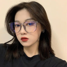 Load image into Gallery viewer, New fashion Anti-blue Large-frame Glasses Lightweight Frame Transparent Glasses Blocking Filter Computer Glasses
