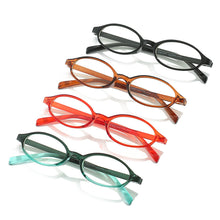 Load image into Gallery viewer, Oval Small Frame Glasses Anti Blue Light Glasses New Fashion Y2K Style Red Frame Fashion Transparent Glasses
