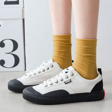 Load image into Gallery viewer, Women's Socks Solid Color Sock Summer Thin Mid Tube Socks Velvet Breathable Long Socks Candy-colored Girl Daily Loose Socks
