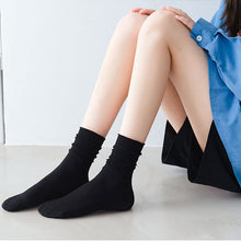 Load image into Gallery viewer, Women's Socks Solid Color Sock Summer Thin Mid Tube Socks Velvet Breathable Long Socks Candy-colored Girl Daily Loose Socks
