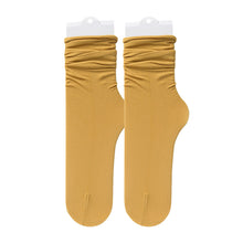 Load image into Gallery viewer, Women's Socks Solid Color Sock Summer Thin Mid Tube Socks Velvet Breathable Long Socks Candy-colored Girl Daily Loose Socks
