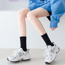 Load image into Gallery viewer, Women's Socks Solid Color Sock Summer Thin Mid Tube Socks Velvet Breathable Long Socks Candy-colored Girl Daily Loose Socks
