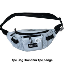 Load image into Gallery viewer, Korean Style Unisex Fashion Chest Bag Crossbody Waist Bag Messenger Bag Sportswear Shoulder Bag Casual Outdoor Bags Lovers Gift for Men and Women

