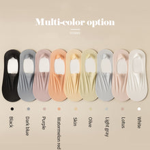 Load image into Gallery viewer, 9 Colors Invisible Boat Socks Breathable Sock Women Ice Stockings Summer Ultrathin Cotton Socks Anti-Slip Solid Boat Socks
