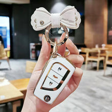 Load image into Gallery viewer, Car TPU Key Case Shell Fob Holder Key Cover Accessories for Toyota Fortuner Revo Atis Innova Levin Camry Reiz Highlander Corolla
