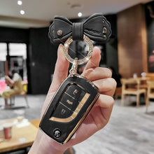 Load image into Gallery viewer, Car TPU Key Case Shell Fob Holder Key Cover Accessories for Toyota Fortuner Revo Atis Innova Levin Camry Reiz Highlander Corolla
