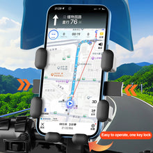 Load image into Gallery viewer, Cartoon Motorcycle Small Helmet Rider Mobile Phone Holder and Electric Bicycle Navigation Mobile Phone Holder Waterproof Sunshade
