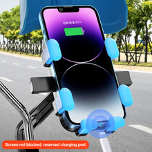 Load image into Gallery viewer, Cartoon Motorcycle Small Helmet Rider Mobile Phone Holder and Electric Bicycle Navigation Mobile Phone Holder Waterproof Sunshade
