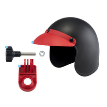 Load image into Gallery viewer, Motorcycle and Electric Bicycle Mobile Phone Holder Navigation Mobile Phone Sunshade Holder Waterproof Retro Small Helmet Rider
