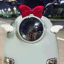 Load image into Gallery viewer, 2Pcs Motorcycle Helmet Decoration Angle Wings Sticker Helmet Decor for Motorbike Bicycle Headwear Accessories
