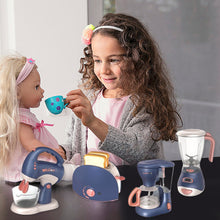 Load image into Gallery viewer, Mini Household Appliances Kitchen Toys, Pretend Play Set with Coffee Maker Blender Mixer and Toaster for Kids Boys Girls Gifts
