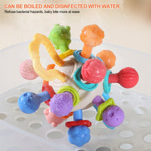 Load image into Gallery viewer, 1Pc Baby Rattle Toy Soft Sensory Training Silicone Activity Ball 0 12 Months Development Hand Bell Early Educational Toys For Infant
