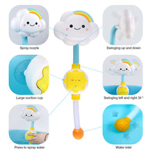 Load image into Gallery viewer, Kids Bath Toys Water Game for Kids Clouds Model Faucet Shower Water Spray Kids Toy Splashes Bathroom Sprinkler Kids Toy
