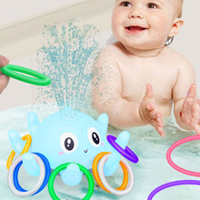 Load image into Gallery viewer, Baby Bath Toys Spray Water Shower Bathing Toys for Kids Electric Whale Bath Ball with Light Music LED Light Toys Bathtub Toy
