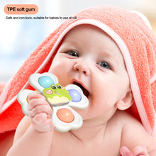 Load image into Gallery viewer, 3PCS Suction Cup Spinner Toy Baby Bath Funny Game Educational Toys For Children Girls Boys Infant Sensory Stress Reliever Gift
