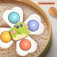 Load image into Gallery viewer, 3PCS Suction Cup Spinner Toy Baby Bath Funny Game Educational Toys For Children Girls Boys Infant Sensory Stress Reliever Gift
