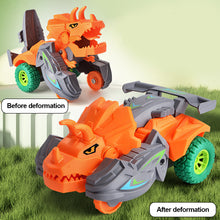 Load image into Gallery viewer, 1Pc Transforming Dinosaur Car Deformation Car Toys Inertial Sliding Dino Car Automatic Transform Toy Boys Amazing Gifts
