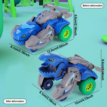 Load image into Gallery viewer, 1Pc Transforming Dinosaur Car Deformation Car Toys Inertial Sliding Dino Car Automatic Transform Toy Boys Amazing Gifts

