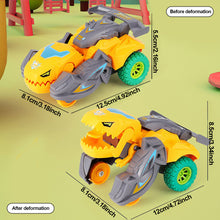 Load image into Gallery viewer, 1Pc Transforming Dinosaur Car Deformation Car Toys Inertial Sliding Dino Car Automatic Transform Toy Boys Amazing Gifts
