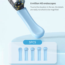 Load image into Gallery viewer, Visual Ear Digging Spoon Wireless Cleaning Endoscope Household HD Ear Collecting Ear Digging Spoon Ear Health Care
