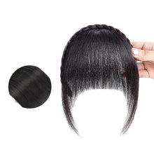Load image into Gallery viewer, Wig Women's Braids Headbands Bangs One Piece Natural Hair White Hair on The Forehead Invisible Seamless Thick Bangs Wig Piece
