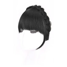 Load image into Gallery viewer, Wig Women's Braids Headbands Bangs One Piece Natural Hair White Hair on The Forehead Invisible Seamless Thick Bangs Wig Piece
