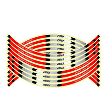 Load image into Gallery viewer, 16Pcs Motorcycle Wheel Sticker Reflective Rim Tape For Honda Kawasaki Motorbike Rim Tape Car Wheel Sticker Motorcycle Accessory 17"18"
