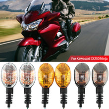 Load image into Gallery viewer, 2Pcs Motorcycle Indicator Lamp Bulb Turn Signal Front Rear Light fit For Kawasaki 250 Ninja 250R EX250 08-12
