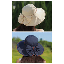 Load image into Gallery viewer, Sun Hat Big Bow Summer Hats For Women Versatile Fisherman Hat Tourism Sunscreen and Sunshade Hat Summer Sun Hat
