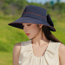 Load image into Gallery viewer, Sun Hat Big Bow Summer Hats For Women Versatile Fisherman Hat Tourism Sunscreen and Sunshade Hat Summer Sun Hat
