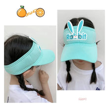 Load image into Gallery viewer, Children Sunscreen Hat Cute Rabbit Wing Hat Summer Cap for Kids Boys Girls Hats Bunny Shape Sunshade Duck With Empty Hat
