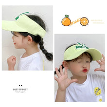 Load image into Gallery viewer, Children Sunscreen Hat Cute Rabbit Wing Hat Summer Cap for Kids Boys Girls Hats Bunny Shape Sunshade Duck With Empty Hat
