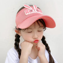 Load image into Gallery viewer, Children Sunscreen Hat Cute Rabbit Wing Hat Summer Cap for Kids Boys Girls Hats Bunny Shape Sunshade Duck With Empty Hat
