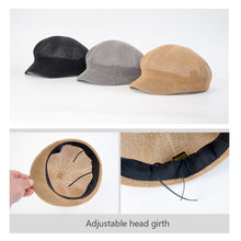 Load image into Gallery viewer, Octagonal Beret Women Female Sunscreen Hats Sun Hat Beret Driving Hat Painter Tour Cap Sun Protection Anti-UV Painter Hat Octagonal Cap
