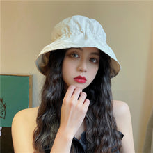 Load image into Gallery viewer, Fisherman Hat for Women Summer Thin Sunblock Hat Thin Bucket Basin Sun Hat Female Casual Sun Hats Sun Visor Painter Hat
