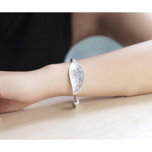 Load image into Gallery viewer, Women Cuff Bracelet Open Leaf Shaped Adjustable Charm Bangle Jewelry Bracelet Accessory Party Gift Fashion Elegant Alloy Jewelry Accessories for Women
