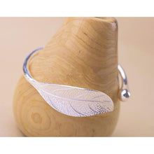 Load image into Gallery viewer, Women Cuff Bracelet Open Leaf Shaped Adjustable Charm Bangle Jewelry Bracelet Accessory Party Gift Fashion Elegant Alloy Jewelry Accessories for Women
