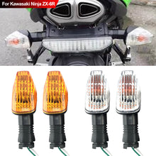 Load image into Gallery viewer, 2Pcs Motorcycle Indicator Lamp Bulb Turn Signal Front Rear Light fit For Kawasaki ZX-6R ZX-10R ER6N Z750 Z1000
