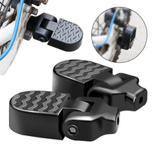 Load image into Gallery viewer, 1 Pair Mini Bicycle Folding Foot Rest Pegs Rear Pedals Aluminium Alloy Bike Pegs Non-Slip Foot Pedal Rear Pedal Quick Release Pedals
